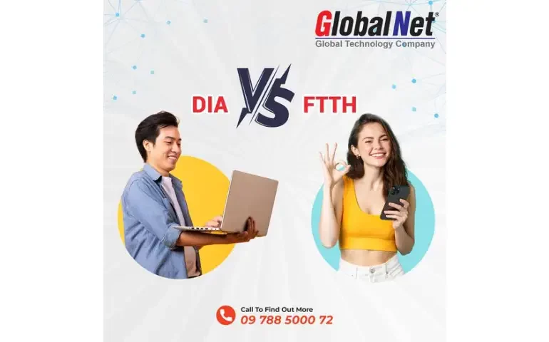 Navigation Connectivity: DIA vs FTTH Insights with Globalnet