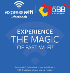 5BB Broadband Empowers using Express Wi-Fi by Facebook