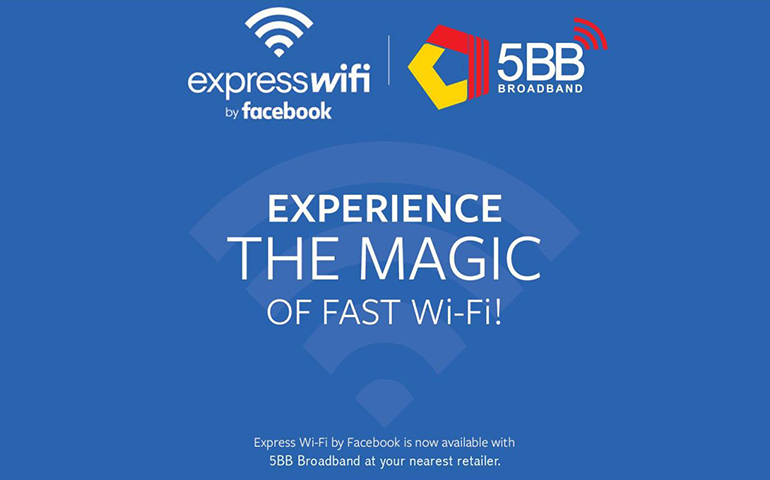5BB Broadband Empowers using Express Wi-Fi by Facebook