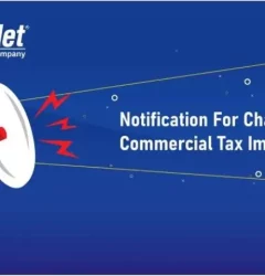 NOTIFICATION FOR CHANGES OF COMMERCIAL TAX IMPOSING