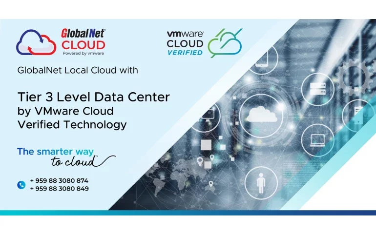 GlobalNet Local Cloud with Tier 3 Level Data Center by VMware Cloud Verified Technology